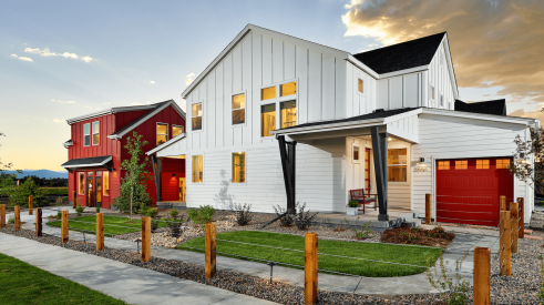 Starter homes like those in the Bounty series by Brightland Homes offer attainable housing