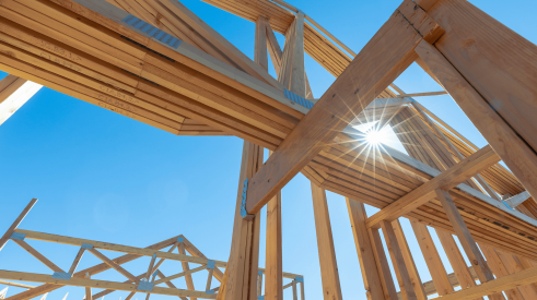 Sun shining through new-home construction shows a bright future for home building
