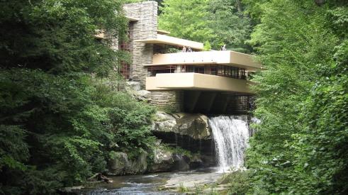 Frank Lloyd Wright's Fallingwater in Mill Run, Pa., has been plagued by structural issues and water leaks