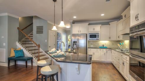 Kitchen in Goodall Home's Arlington model