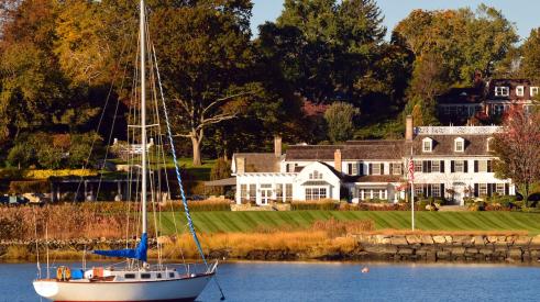 Luxury lakefront home in Greenwich, CT