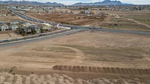 Land cleared for housing development