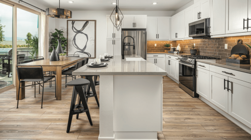 Starter home kitchen by Landsea Homes
