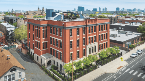 The Peabody School adaptive reuse project in Chicago is a 2023 BALA winner