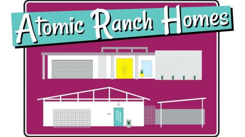 Graphic of Atomic Ranch home sketches