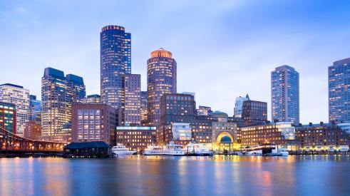 Boston river view