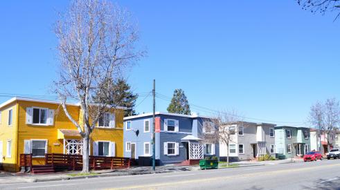 Homes in the Bushrod neighborhood of Oakland