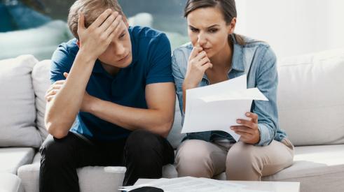 Couple worried over bills