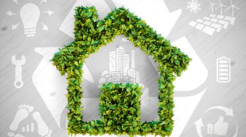 Energy efficient home concept