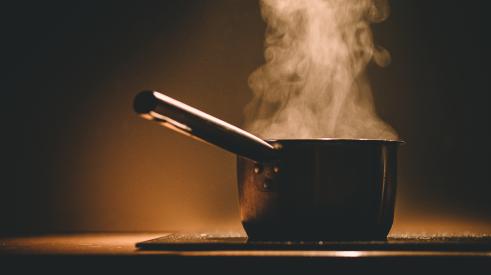 Steaming pot