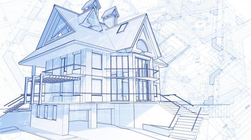 Home design blueprint