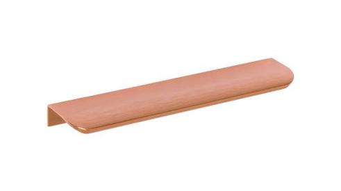 Designed with a rounder shape that takes ergonomic considerations into account, Mockett’s DP212 Series of round-edge drawer pulls sits almost flush with the cabinet surface for a smoother profile that prevents snagging on loose clothing, towels, or other kitchen linens. Pulls are available in three lengths, from 40 mm to 350 mm, in Rose Gold (shown) and Satin Aluminum finishes.