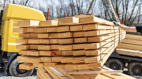 Lumber for home building