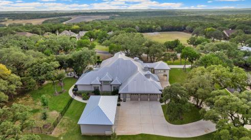 Million dollar house aerial view