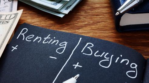 renting vs. buying pros and cons