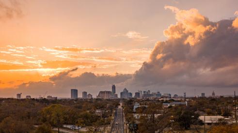 Overlooking Austin, Texas