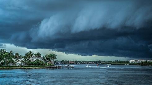 Hurricane approaching South Florida