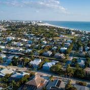 Aerial view of Fort Meyers, Florida