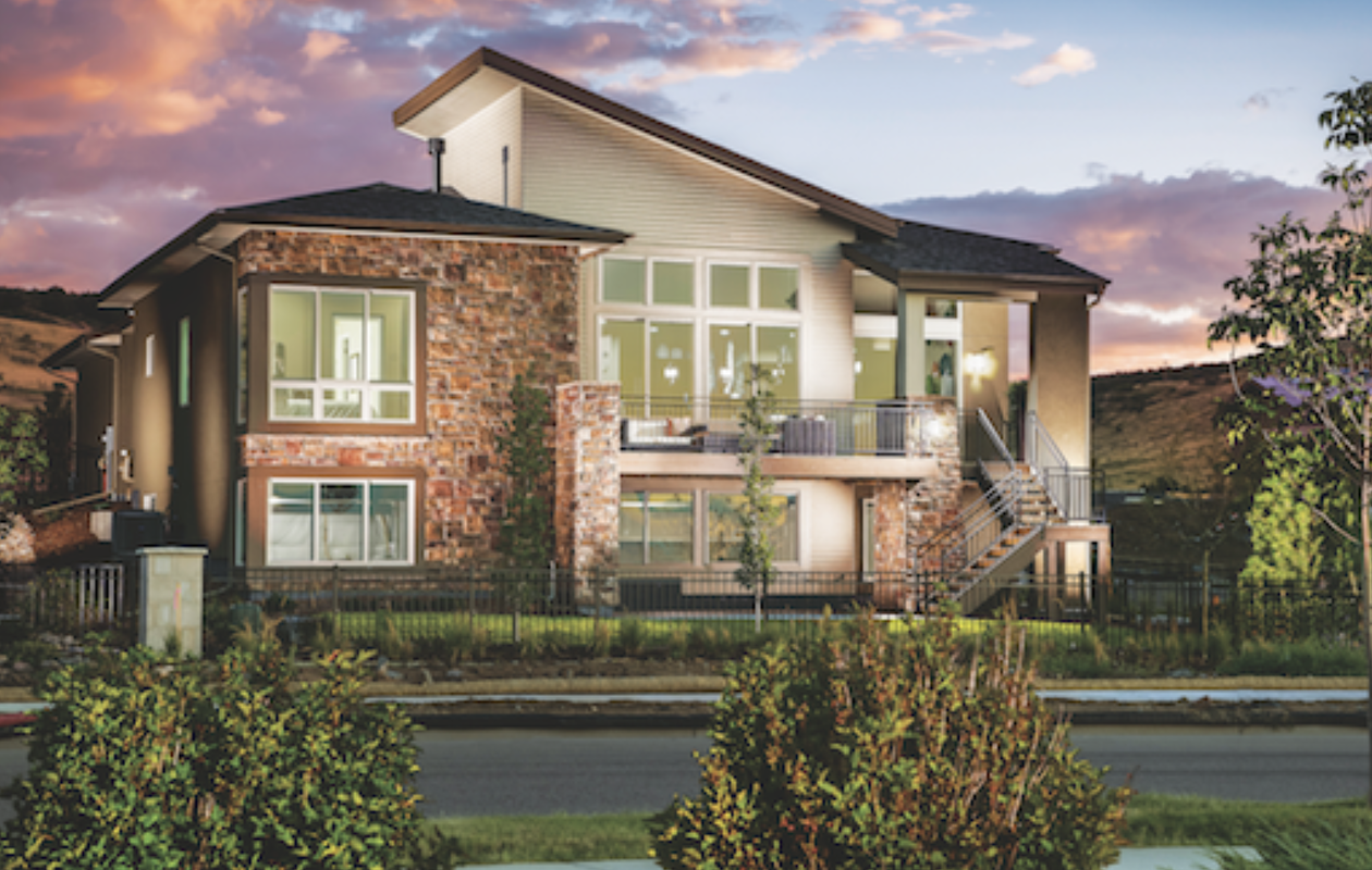 A single-family home at NorthSky at RidgeGate, a traditional neighborhood development 