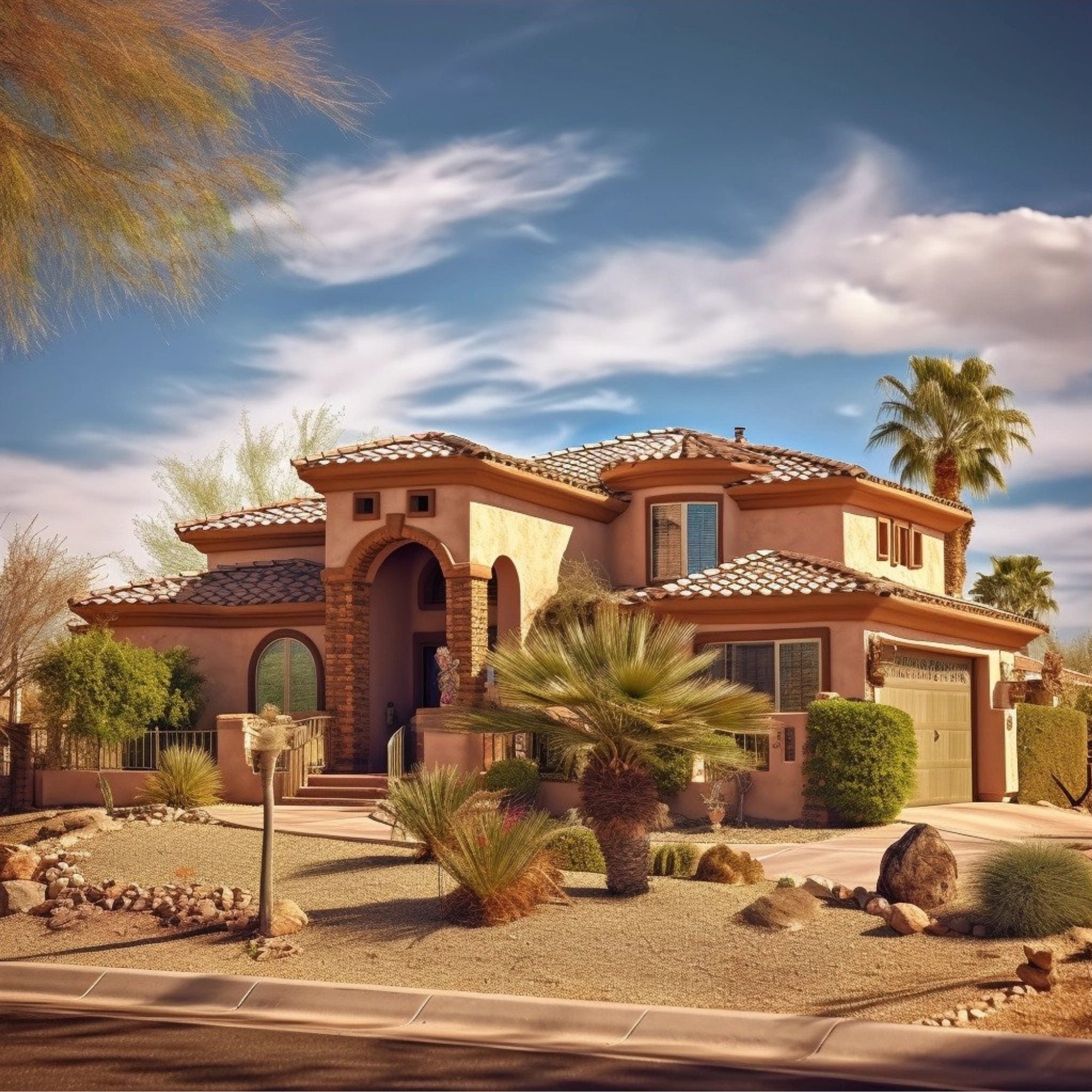 AI generated typical home in Arizona