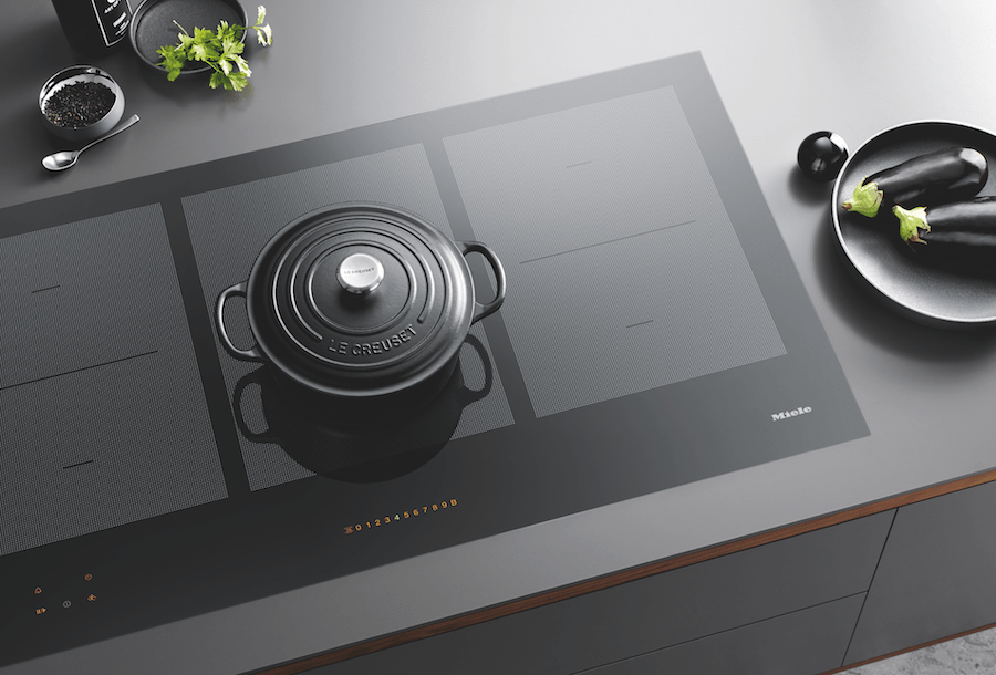 Miele frameless induction cooktops