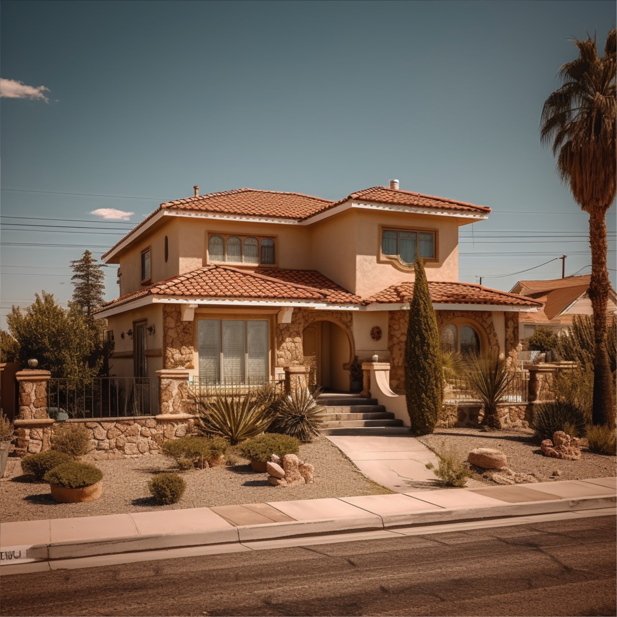 AI generated typical home in Nevada