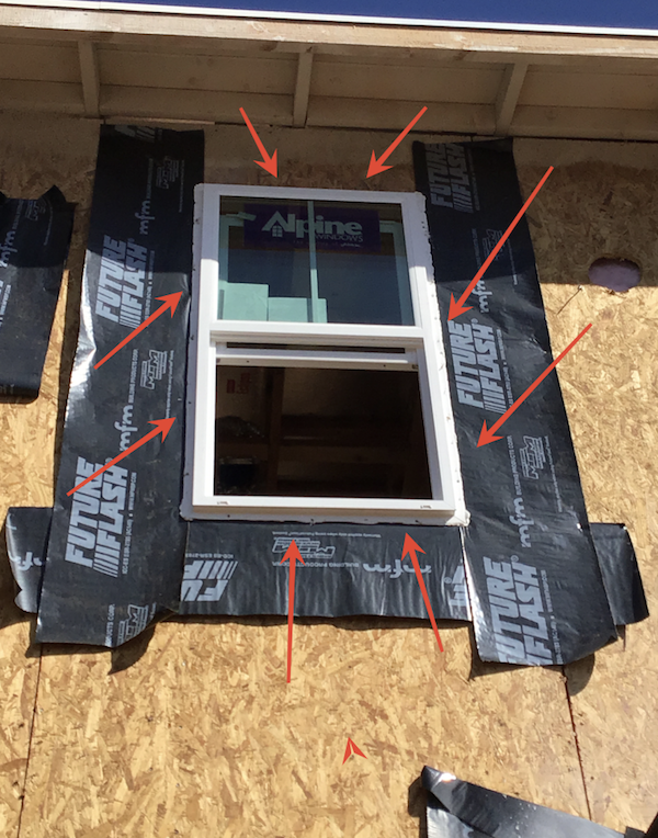 improperly installed window flashing can result in water intrusion