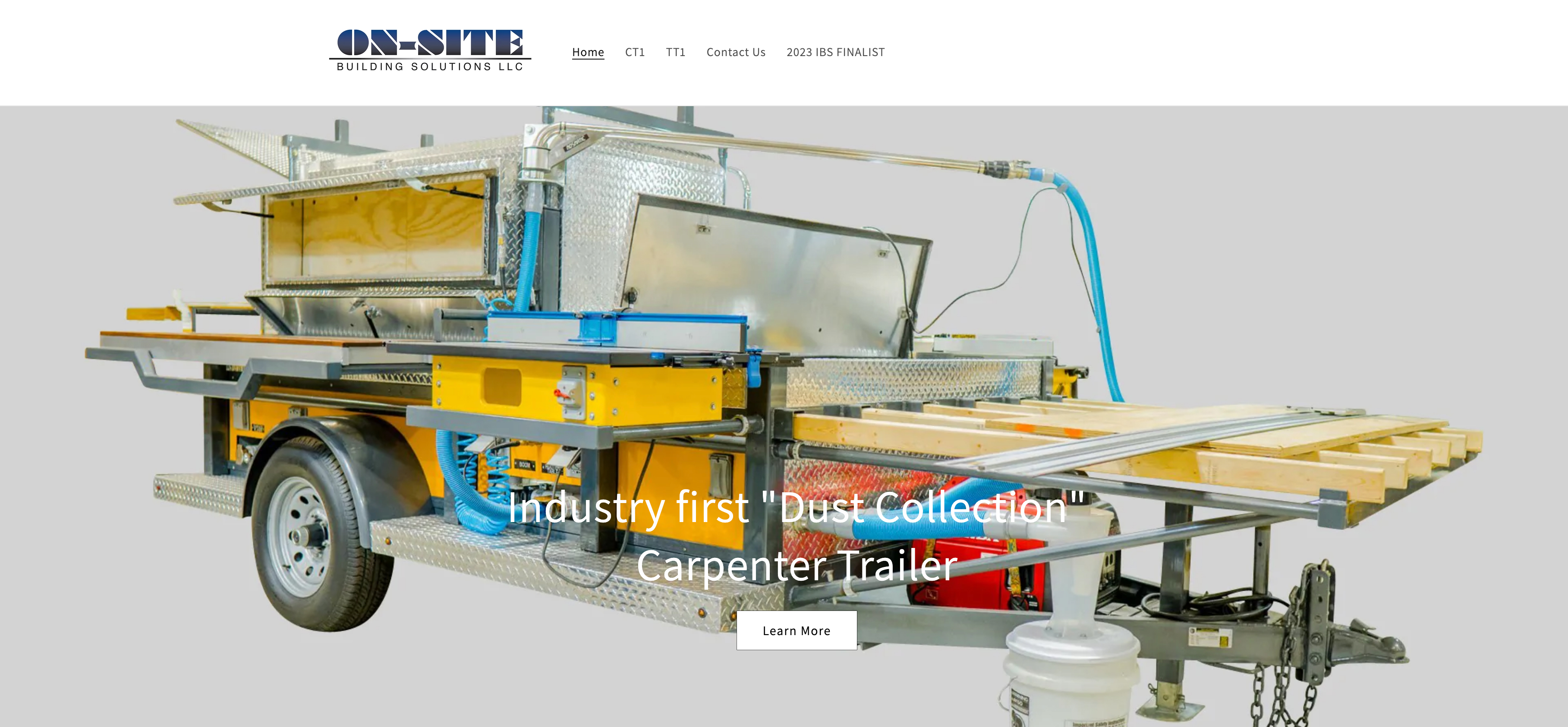 On-Site Building Solutions website screenshot