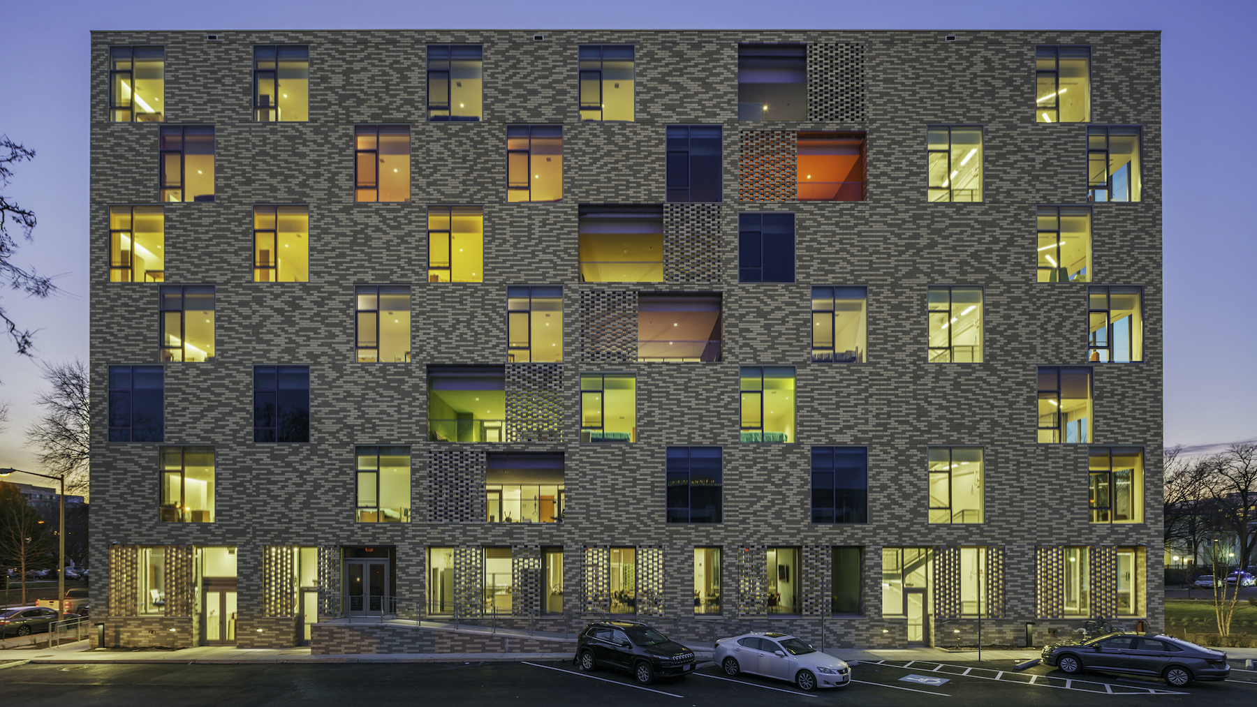 The Aya. An affortdable housing project in the District of Columbia. All images are courtesy of Anice Hoachlander