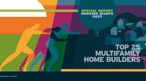 2023 Housing Giants ranked list of top 25 multifamily home builders