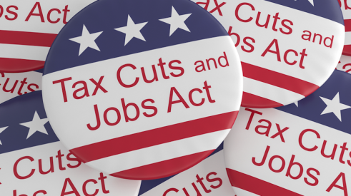 Tax Cuts and Jobs Act pins 